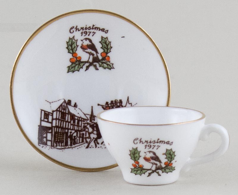 Miniature Cup and Saucer c1977